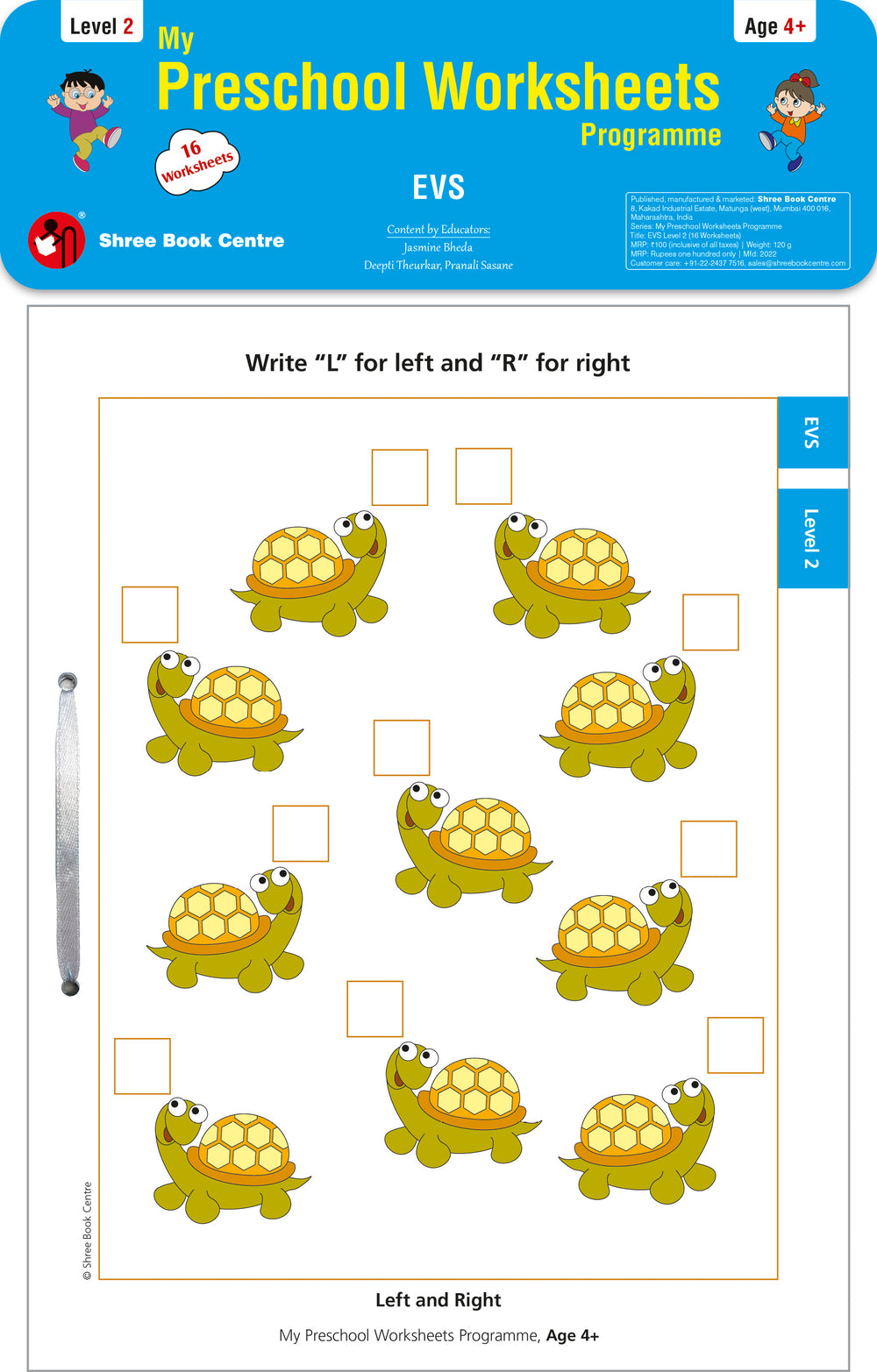 My Preschool Worksheets Programme EVS Level 2