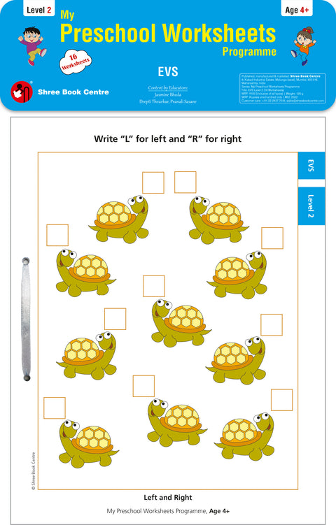 My Preschool Worksheets Programme EVS Level 2