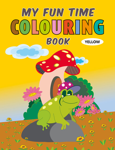 My Fun Time Colouring Book (Yellow)