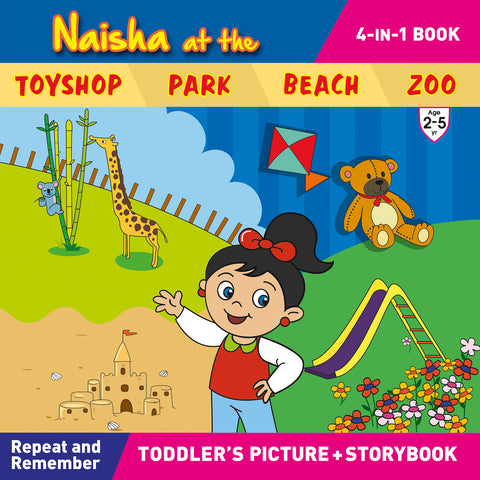 Naisha at the Toyshop, Park, Beach, Zoo (4in1)