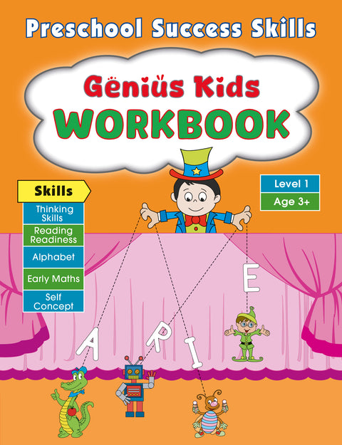 Preschool Success Skills Genius Kids Workbook (Level 1)