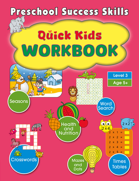 Preschool Success Skills Quick Kids Workbook (Level 3)