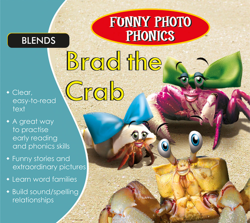 Funny Photo Phonics Brad the Crab