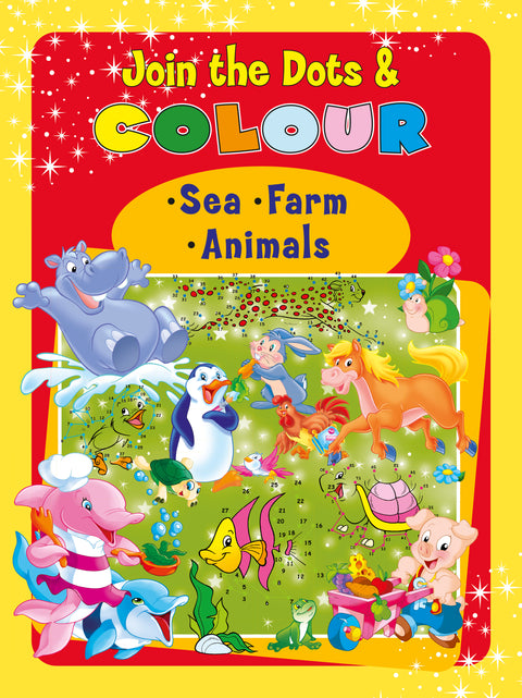 Join the Dots & Colour Sea Farm Animals