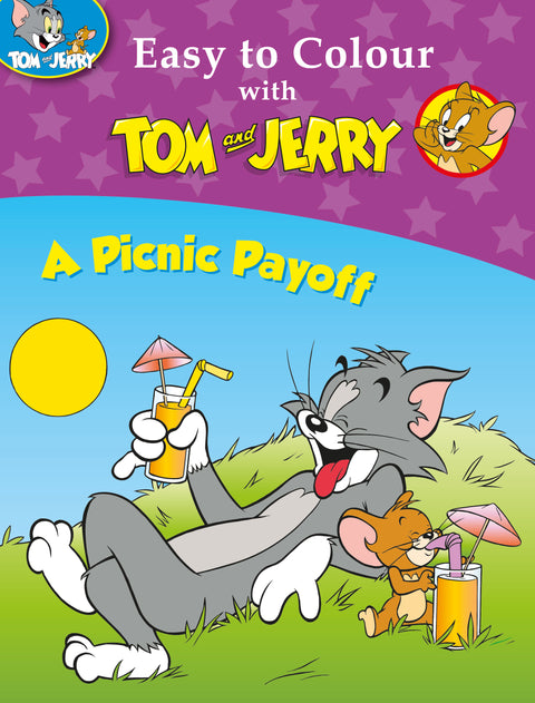 Easy to Colour with Tom and Jerry A Picnic Payoff