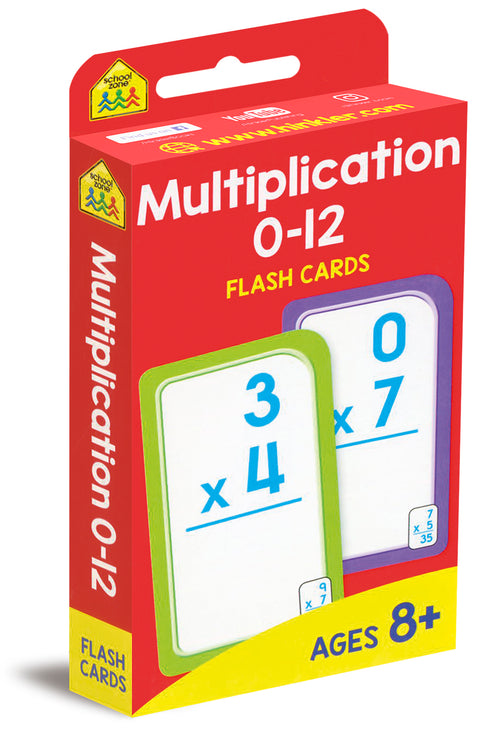SZ Multiplication 0-12 Flash Cards