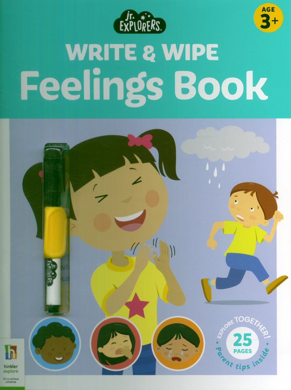Jr. Explorers Write & Wipe Feelings Book