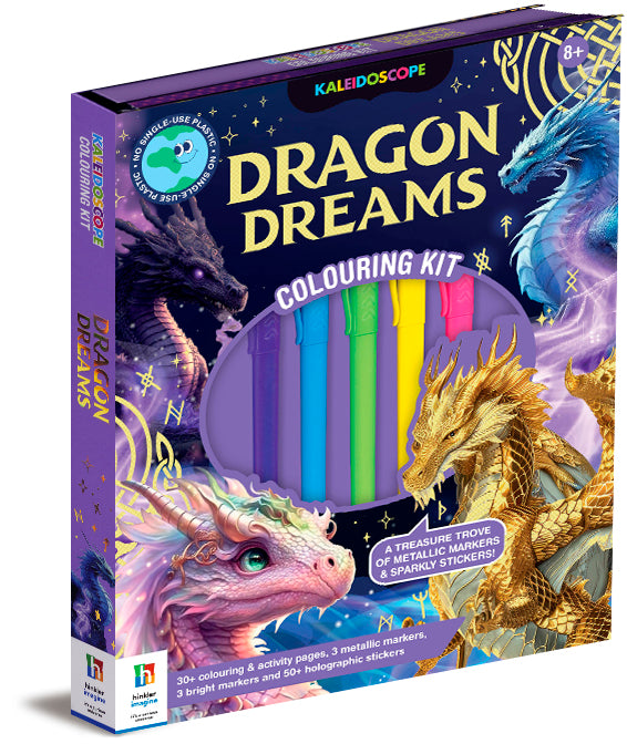 Kaleidoscope Dragon Dreams Colouring Kit