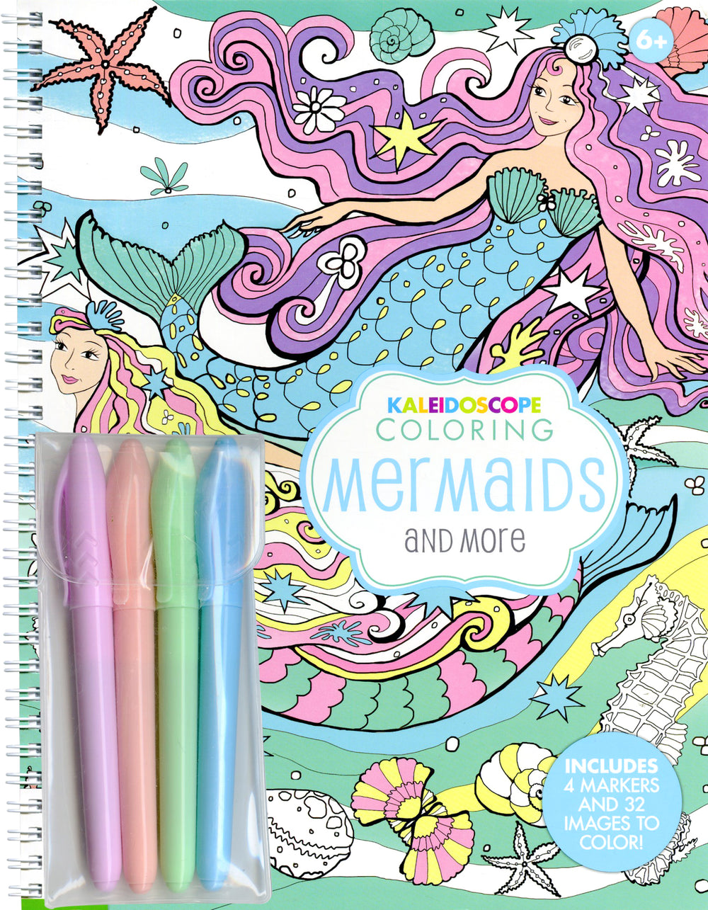 Kaleidoscope Coloring Mermaids and More