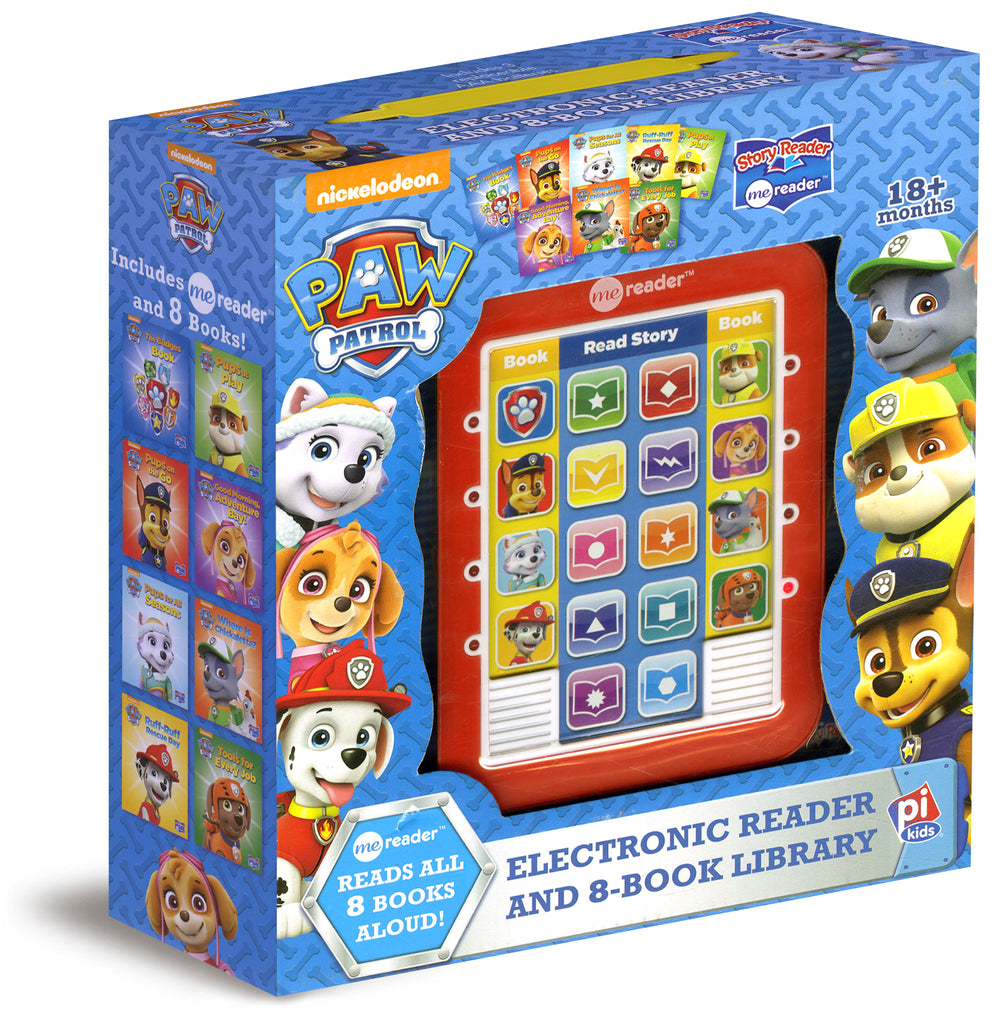 Paw Patrol Electronic Reader and 8-Book Library