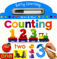 Early Learning Write & Wipe Counting 1 2 3