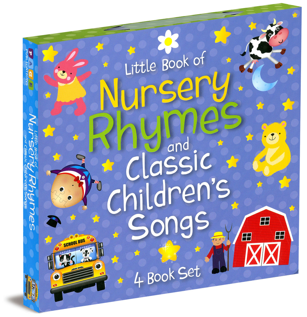 Little Book of Nursery Rhymes and Classic Children`s Songs 4 Book Set