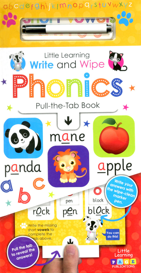 Little Learning Write and Wipe Phonics