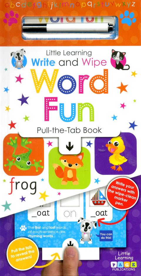 Little Learning Write and Wipe Word Fun