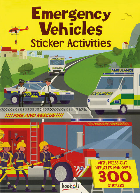 Emergency Vehicles Sticker Activities