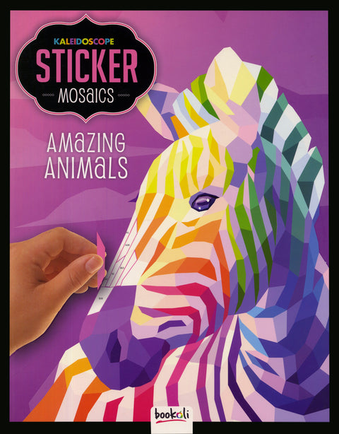 Kaleidoscope Sticker Mosaics: Amazing Animals