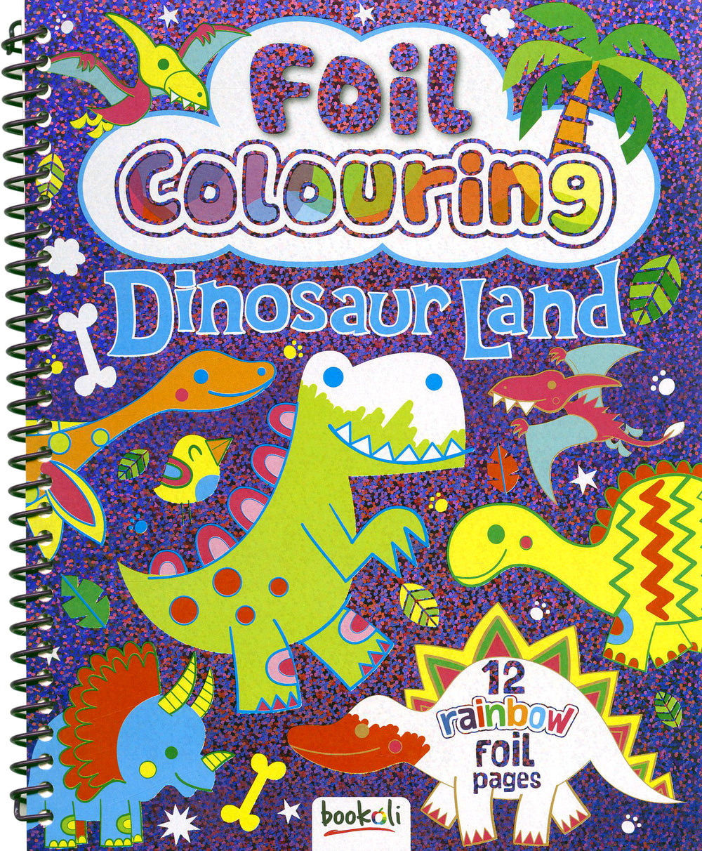 Foil Colouring Dinosaur Land