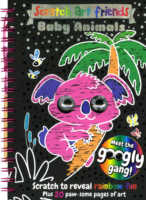 Scratch Art Friends Baby Animals