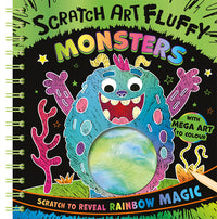 Scratch Art Fluffy Monsters