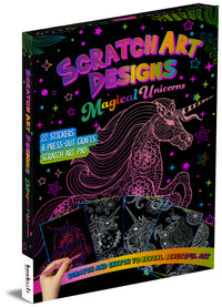 Scratch Art Designs: Magical Unicorns