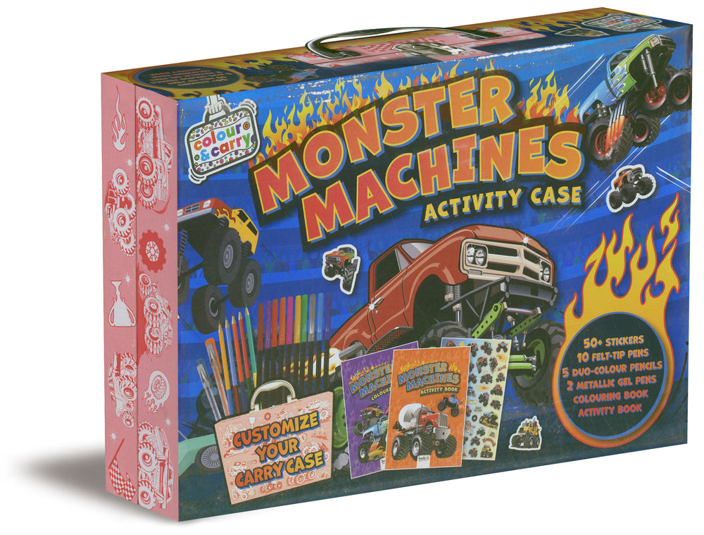 Colour & Carry Monster Machines Activity Case