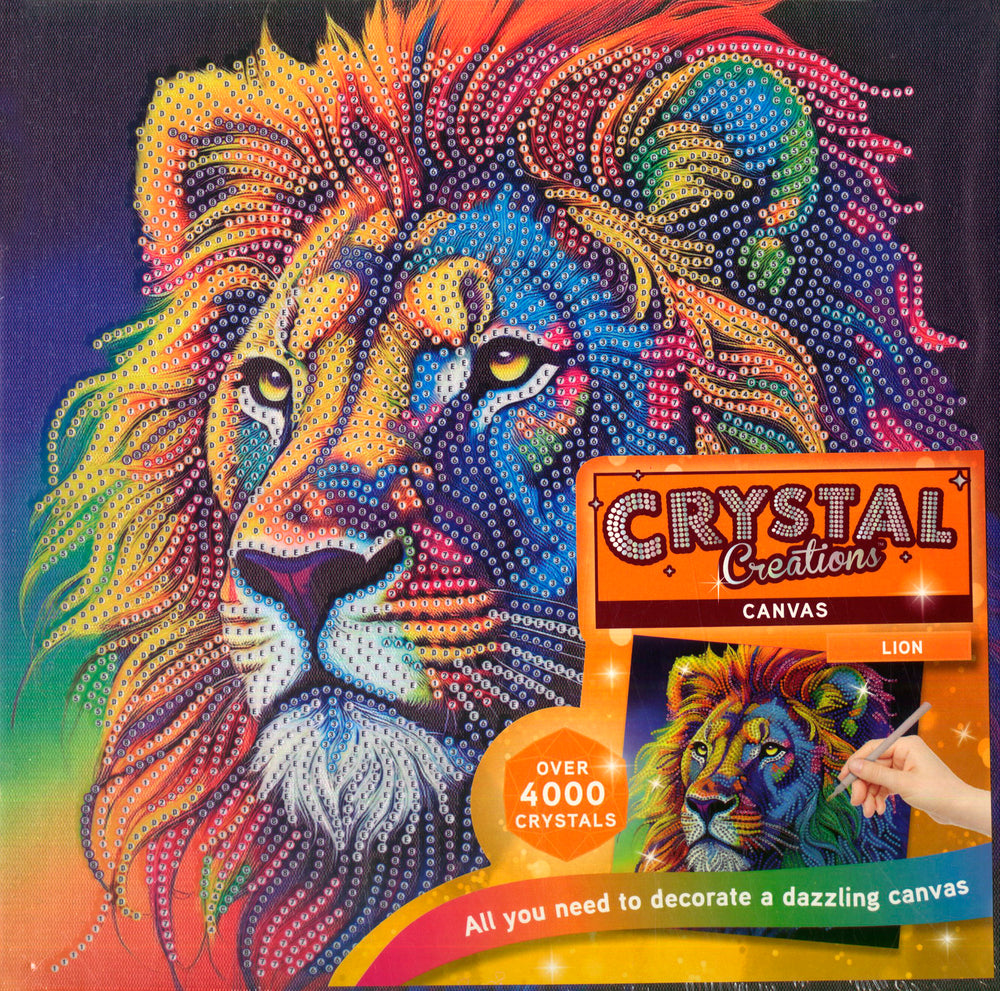 Crystal Creations Canvas Lion