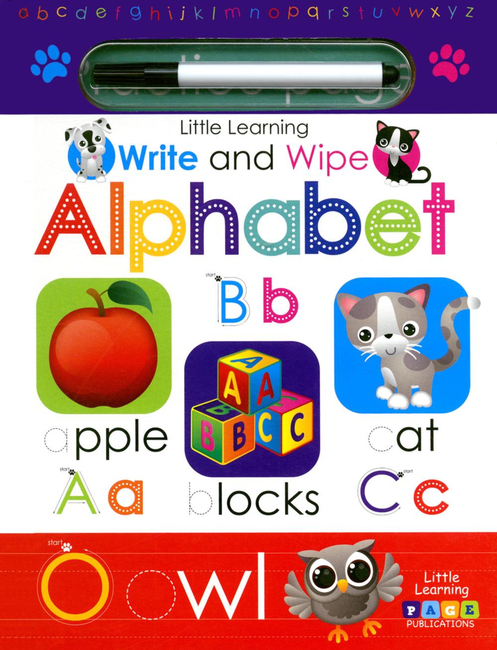 Little Learning Write and Wipe Alphabet