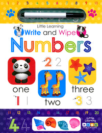 Little Learning Write and Wipe Numbers