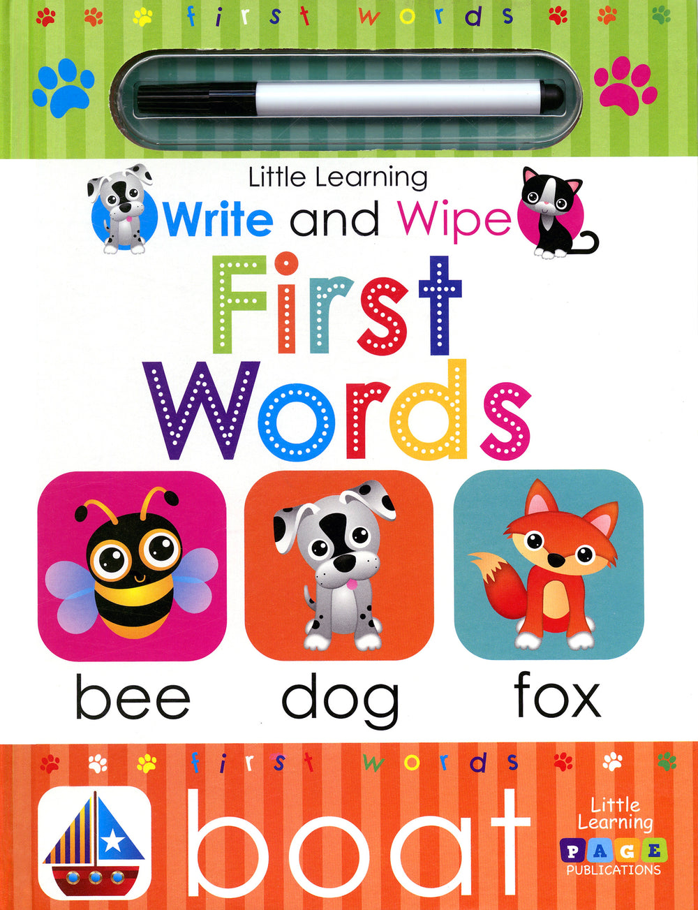 Little Learning Write and Wipe First Words