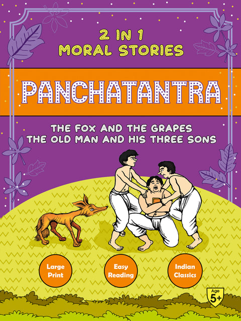 Panchatantra Fox & Grapes/Old Man His Three Sons (2 in 1)