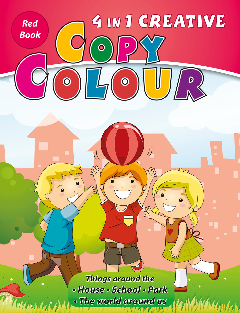 4in1 Creative Copy Colour Red Book