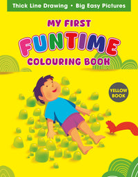 My First Funtime Colouring Book (Yellow)