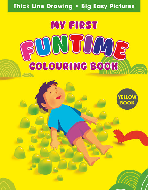 My First Funtime Colouring Book (Yellow)