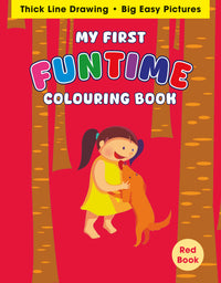 My First Funtime Colouring Book (Red)