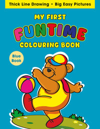 My First Funtime Colouring Book (Blue)