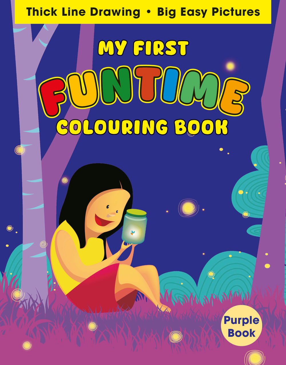 My First Funtime Colouring Book (Purple)