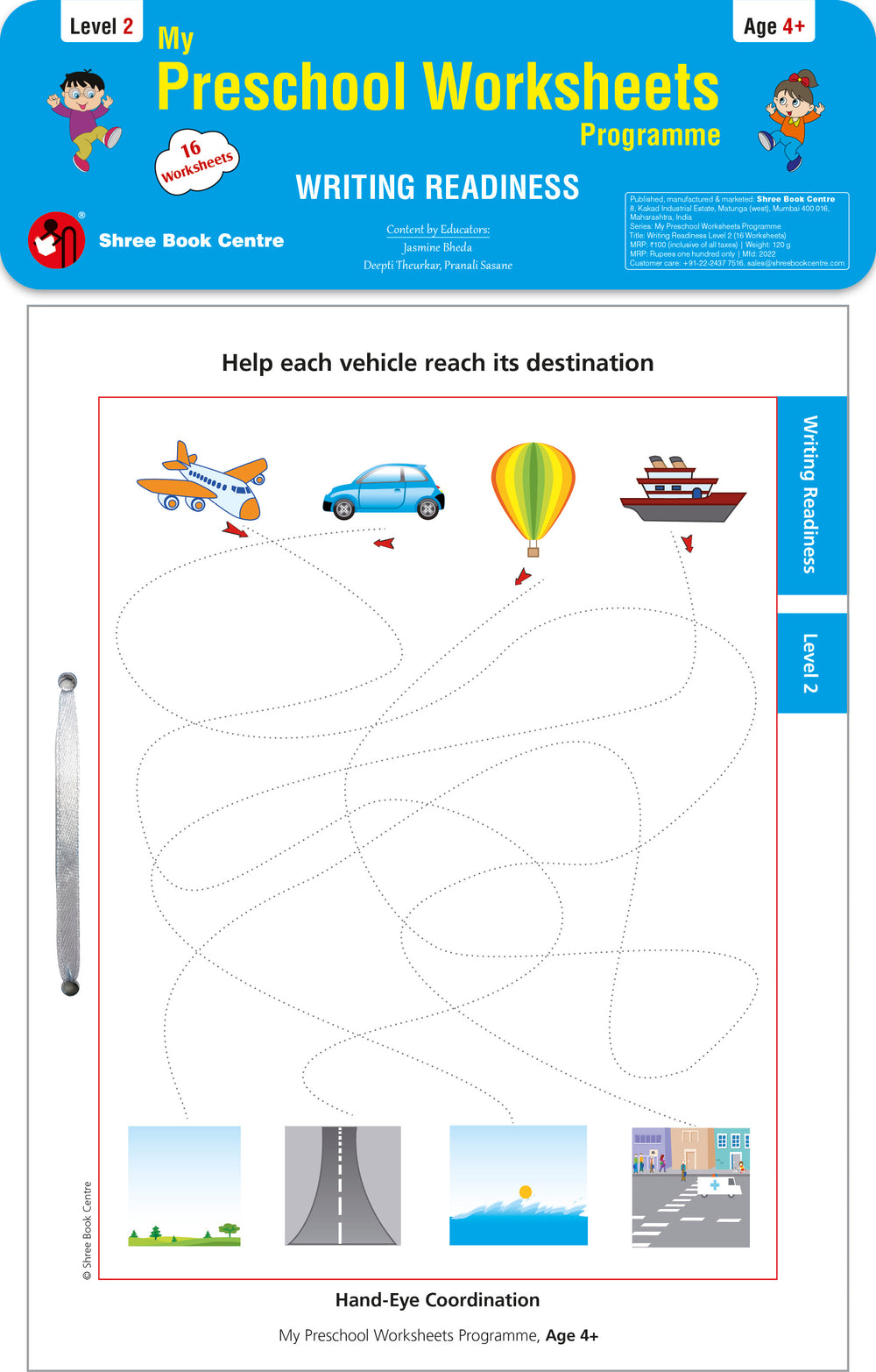 My Preschool Worksheets Programme Writing Readiness Level 2