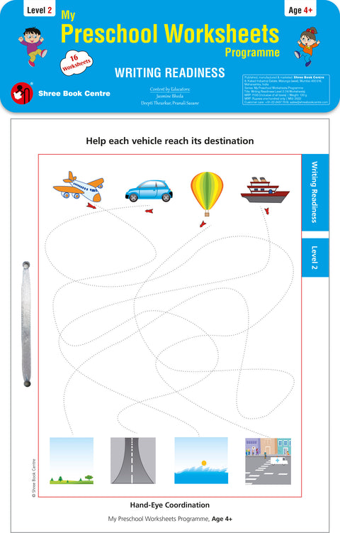 My Preschool Worksheets Programme Writing Readiness Level 2