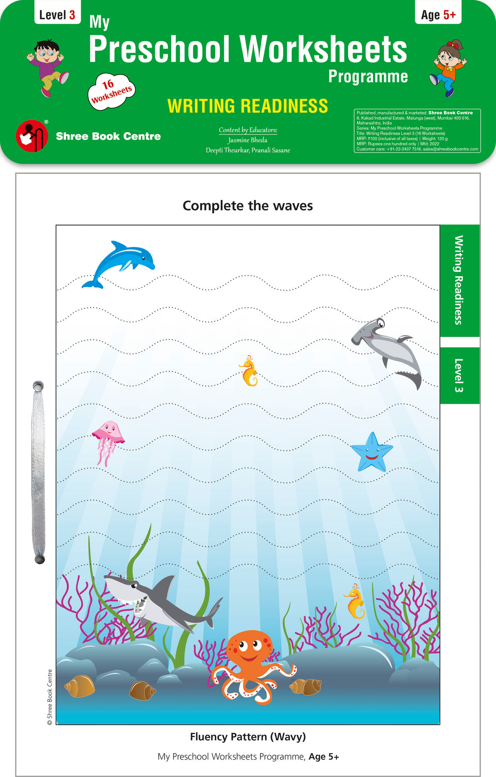 My Preschool Worksheets Programme Writing Readiness Level 3