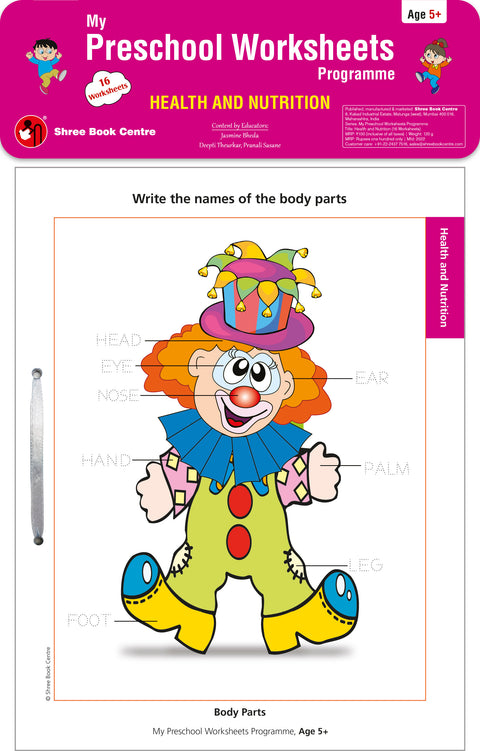 My Preschool Worksheets Programme Health and Nutrition
