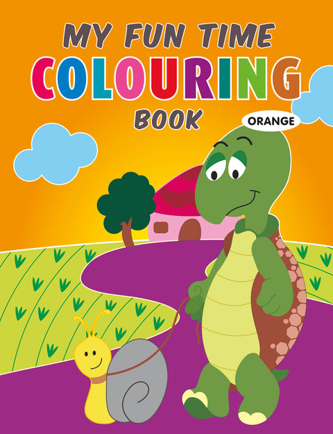 My Fun Time Colouring Book (Orange)