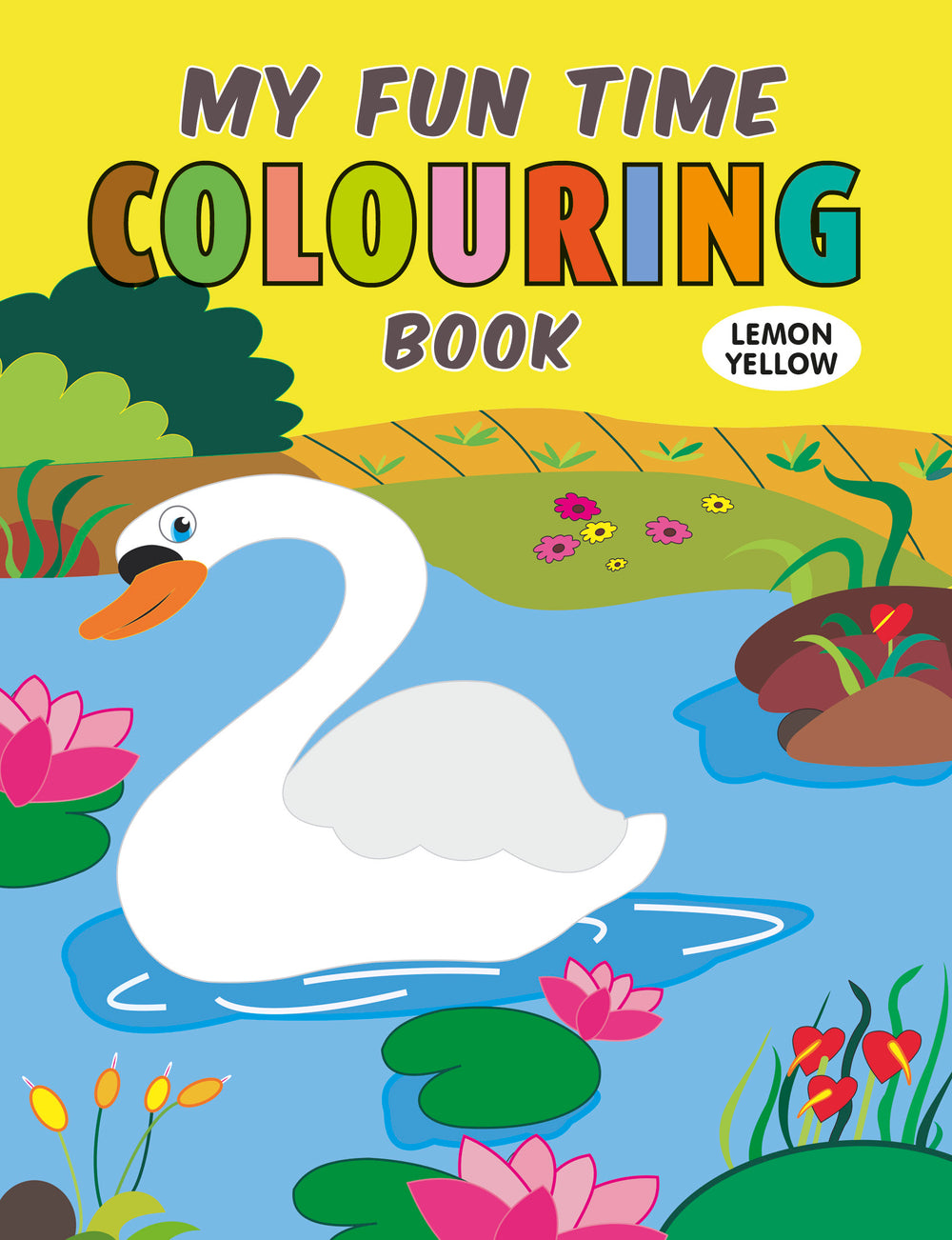 My Fun Time Colouring Book (Lemon Yellow)