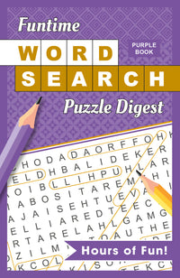 Funtime Word Search Puzzle Digest (Purple)