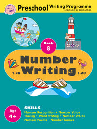 Preschool Writing Number Writing 1-20