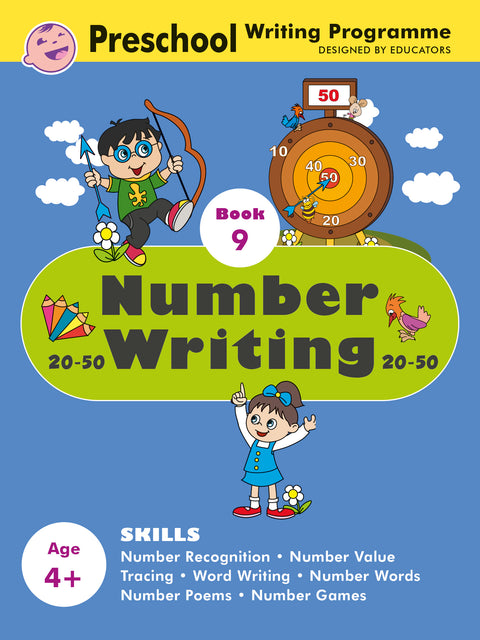 Preschool Writing Number Writing 20-50