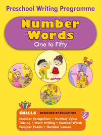 Preschool Writing Number Words (One to Fifty)