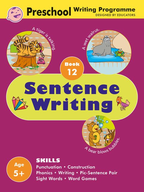 Preschool Writing Sentence Writing
