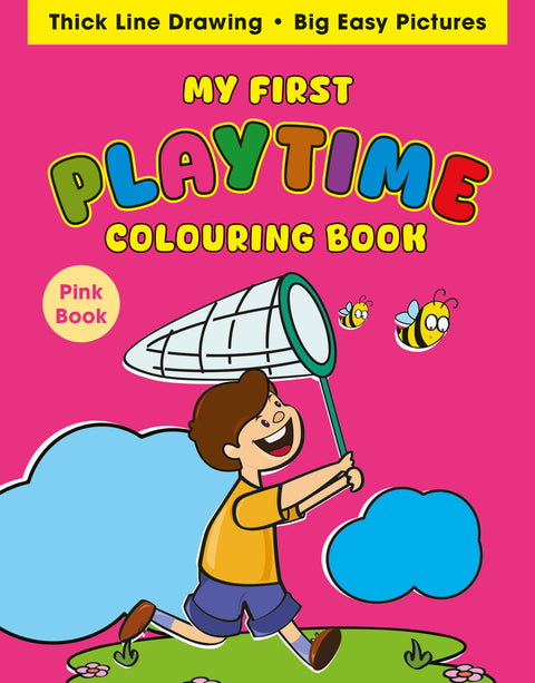 My First Playtime Colouring Book (Pink)