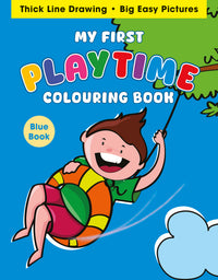My First Playtime Colouring Book (Blue)