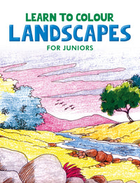 Learn to Colour Landscape for Juniors (Blue)